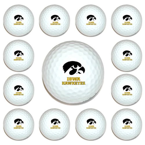 Iowa Hawkeyes Dozen Pack Of Golf Balls From Team Golf