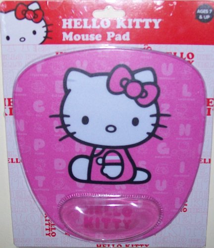 Hello Kitty mouse pad w/ wrist rest - pink