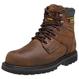 Caterpillar Mens Salvo 6 Waterproof Plain Toe Boot by Caterpillar