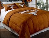 Texas Longhorns Comforter Set: Twin Comforter with Shams