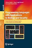 Programming languages with applications to biology and security : essays dedicated to Pierpaolo Degano on the occasion of his 65th birthday