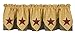Park Designs Country Star Lined Point Valance, 72 x 15