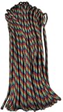 Dark Stripes 550lb Paracord 100, 550 cord, USA, parachute, 7 strand, type III nylon