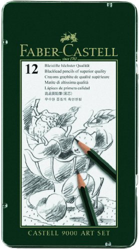 Faber Castell 119065 - Bleistift CASTELL 9000 12er Art Set