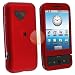 Clip-on Rubber Coated Case w/ Belt Clip for HTC G1 Google, Red