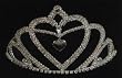 Quinceanera Tiara - Silver Toned - 1 and 1/4in.