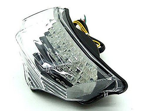 one pcs Fit For Yamaha 2004-2008 05 06 07 FZ6 FAZER FZ600 Easy Installation Motocycle Rear Running Tail Turn Signal Light Clear Integrated LED