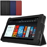 CaseCrown Bold Trifold Case (Black) for Amazon Kindle Fire Tablet