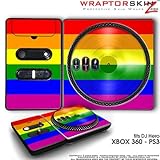 DJ Hero Skin Rainbow Stripes fit XBOX 360 and PS3 (DJ HERO NOT INCLUDED)
