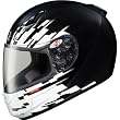 Joe Rocket Vector RKT-Prime Street Bike Racing Motorcycle Helmet - MC-5 Black/White