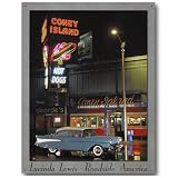 Nostalgic Lucinda Lewis Tin Sign : Coney Island