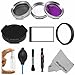 Accessory Kit for PANASONIC LUMIX DMC-LX7 - Includes: 37mm Lens Adapter Ring + Auto Lens Cap + Filter Kit (UV, Polarizer, Fluorescent) + LCD Screen Protector + Professional Cleaning Kit + Lens Cleaning Pen + MagicFiber Microfiber Cleaning Cloth