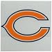 Chicago Bears - C Logo Reflective Decal NFL Pro Football