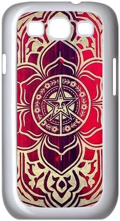 EVA Obey Peace And Justice Ornament Samsung Galaxy S3 I9300 Case,Snap-On Protector Hard Cover for Galaxy S3
