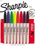 Sharpie Permanent Marker Fine Tip 8 Pack