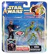 Star Wars Attack of the Clones - Anakin Skywalker with Lightsaber Slashing Action