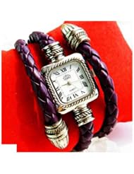 New Elegent Leather Strap fashion ladys womens bracelet watches wrist bangle watch WP@TLJ153755Z