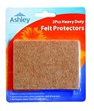 from Ashley 2 Pack Heavy Duty Felt Protectors For use on Sofas, Chairs, Stools, Tables, etc. 95 mm x 68 mm