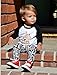 FEITONG 1 Set Infant Baby Boy's T-Shirt +Geometric Print Pants (6 Months)