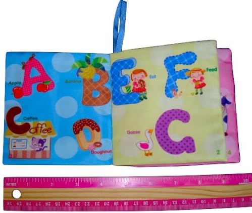 ABC Alphabet - Baby's First Soft CLOTH BOOK. GREAT GIFT FOR CHRISTMAS / HOLIDAYS. FAST SHIPPING.