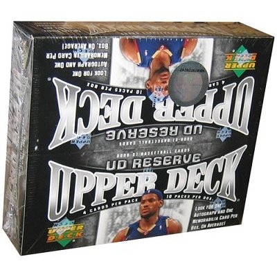 2006 07 Upper Deck Reserve Basketball Unopened Hobby Box