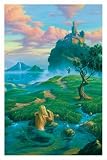 Prince And The Mermaid by Jim Warren. Art Print Poster 24 inches width by 36 inches height. Highest Quality Art Poster Print