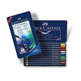 Art Grip Aquarelle Tin 12 Pencils Asstd