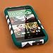 Empire MPERO IMPACT X Series Kickstand Case for The All New HTC One M8 - Retail Packaging - Teal Chevron