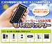 ソーラーバッテリー充電器 小型 ブラック 携帯電話 iPhone iPod DSi DS Lite PSP USB mini B 対応 700-SBT004BK