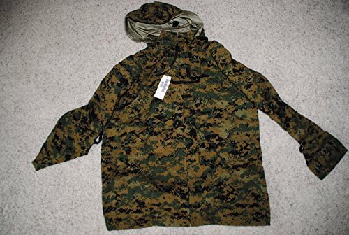 NEW USMC APECS GORE TEX DIGITAL MARPAT WOODLAND PARKA - MEDIUM LONG