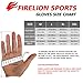Firelion Long Finger Outdoor MTB Downhill Off Road Bicycle Gloves (Red, Medium)