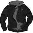 One Industries Canaberra Men's Casual Wear Jacket w/ Free B&F Heart Sticker Bundle - Jet Black