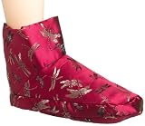 Books on Gazebo item: DreamTime Pampered Sole Foot Cozys, Cranberry Brocade Dragonfly