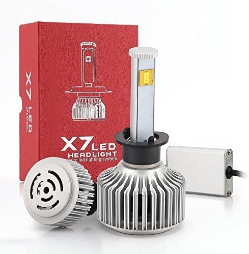 Corresponding 2 pcs X7 #9004 High/Low Beam# LED Car Headlight Conversion Kit/ Fog Lamp Per Bulb 40W 3600Lm Pure White 6000K Color Temperature DC9V- 36V 2 Year Warranty Easy Installation