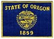 Oregon State Flag Embroidered Patch Iron-On OR Emblem