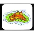 Mouse Pad with frog, reptile, bullfrog, rana, catesbeiana