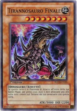 Carta yu gi oh tirannosauro finale