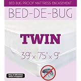 Bed Bug Cover Mattress or Box Spring Encasement Twin Size 39 X 75 X 9 Bed Bug Cover
