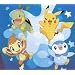 Pokemon Diamond & Pearl Slumber / Sleeping Bag - Turtwig, Chimchar, Piplup and Pikachu