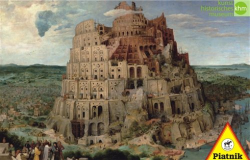 Piatnik KHM Brueghel Turm von Babel, 1.000 Teile