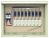 未来工業 屋外電力用仮設ボックス 漏電しゃ断器・分岐ブレーカ・コンセント内蔵 ELB組込品 17A-8C7