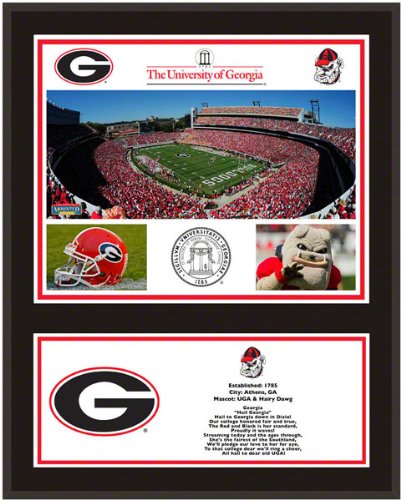 Georgia Bulldogs Sublimated 12x15 Plaque