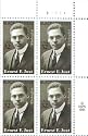 1996 ERNEST E. JUST ~ BLACK HERITAGE #3058 Plate Block of 4 x 32 cents US Postage Stamps