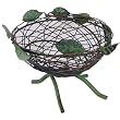 Verdigris Birds Nest Bird Themed Wired Candle Holder for Votive