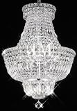 12-Light Chrome & Pewter Contemporary Chandelier - HERM3802-18/ES