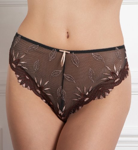 Truly You Embroidery High Leg Knickers
