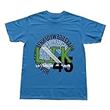 Mans Lik 45 Custom Retro RoyalBlue T-Shirt By RRG2G