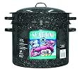 Graniteware 11.5 Quart Seafood Pot with Steamer amd Drainer Insert