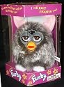 Furby Model 70-800 Owl Gray Shag / Long Hair Electronic Furbie
