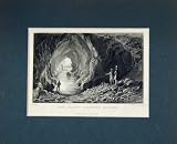 1830 VIEW CAVE GIANTS CAUSEWAY IRELAND PETIT PRINT